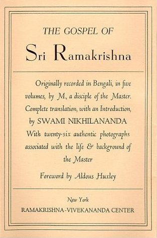 Book cover for The Gospel of Sri Ramakrishna